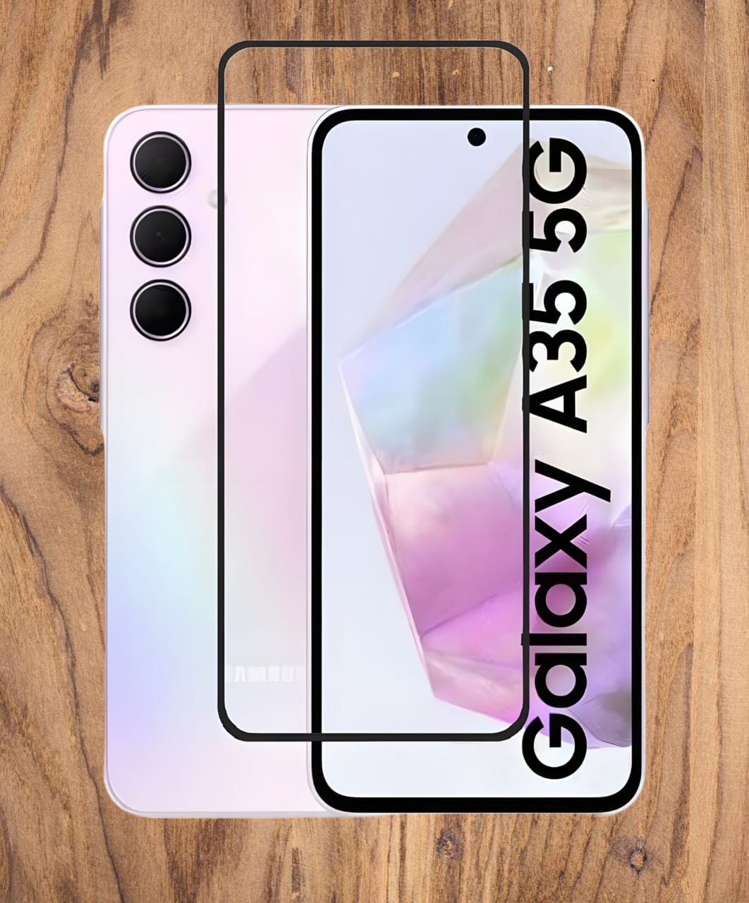 Premium Screen Protector for Samsung Galaxy A35 Screen Protector Ultra-Thin, HD Clarity, Edge-to-Edge Protection With Installation Kit (High Quality , Pack of 1)