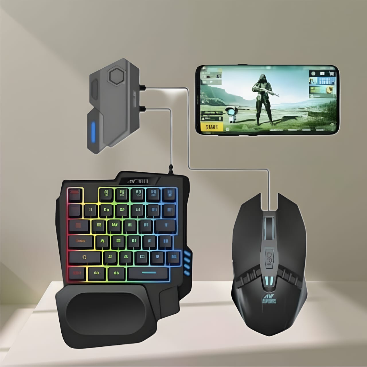 Ant Esports MG401 Combo Set Black KEYBOARD AND MOUSE W(Open Box, 3 Months Warranty)