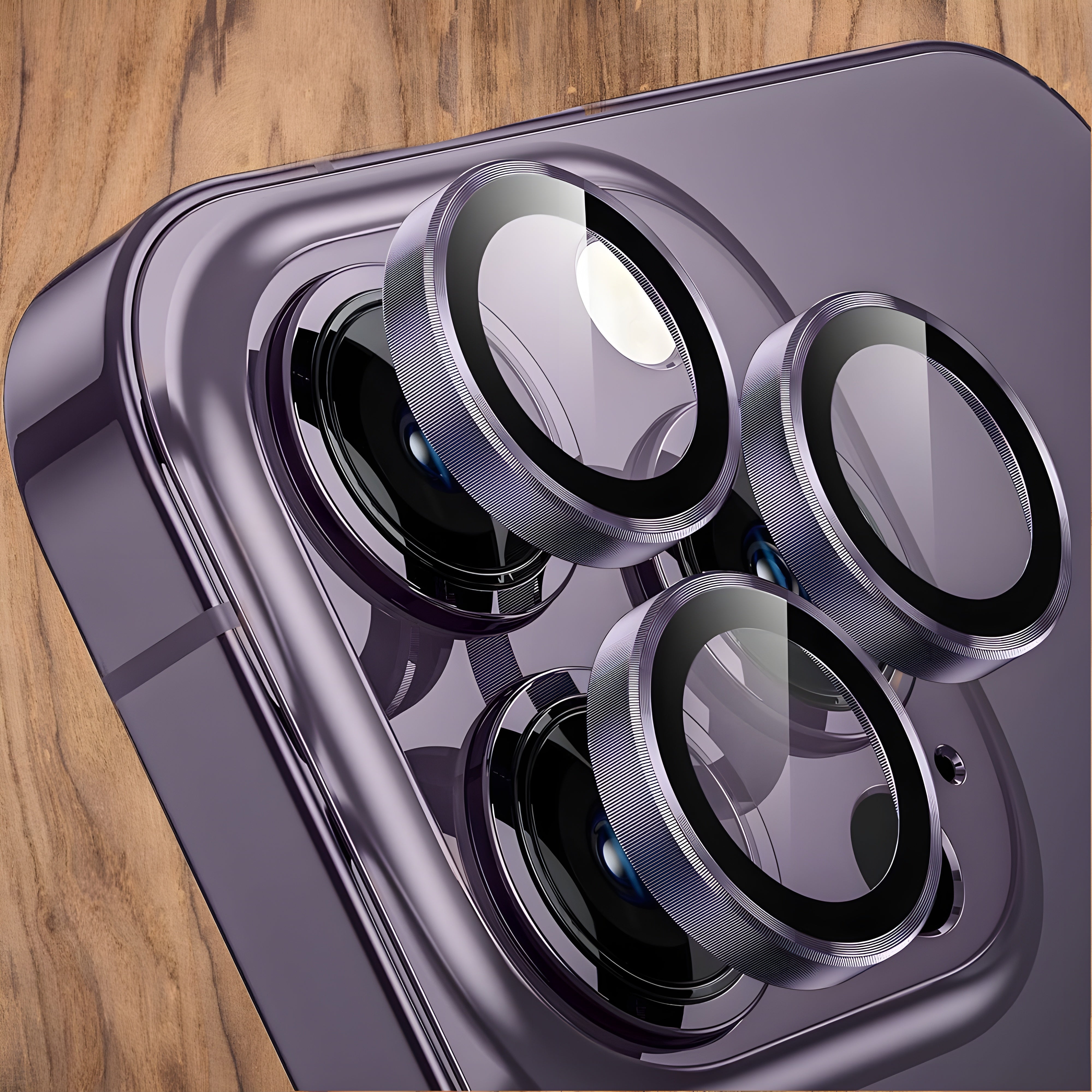 Premium Camera Rings for Apple iPhone 14 Pro , Apple iPhone 14 Pro Max (Deep purple , High Quality Camera Rings Pack of: 1)
