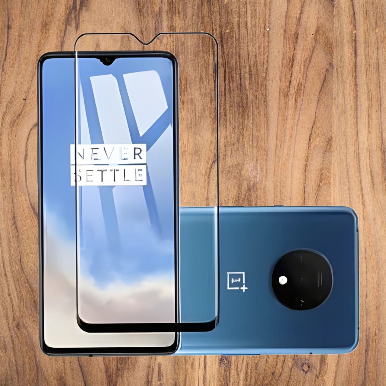 Premium Screen Protector for OnePlus 7T Screen Protector Ultra-Thin, HD Clarity, Edge-to-Edge Protection With Installation Kit (High Quality , Pack of 1)