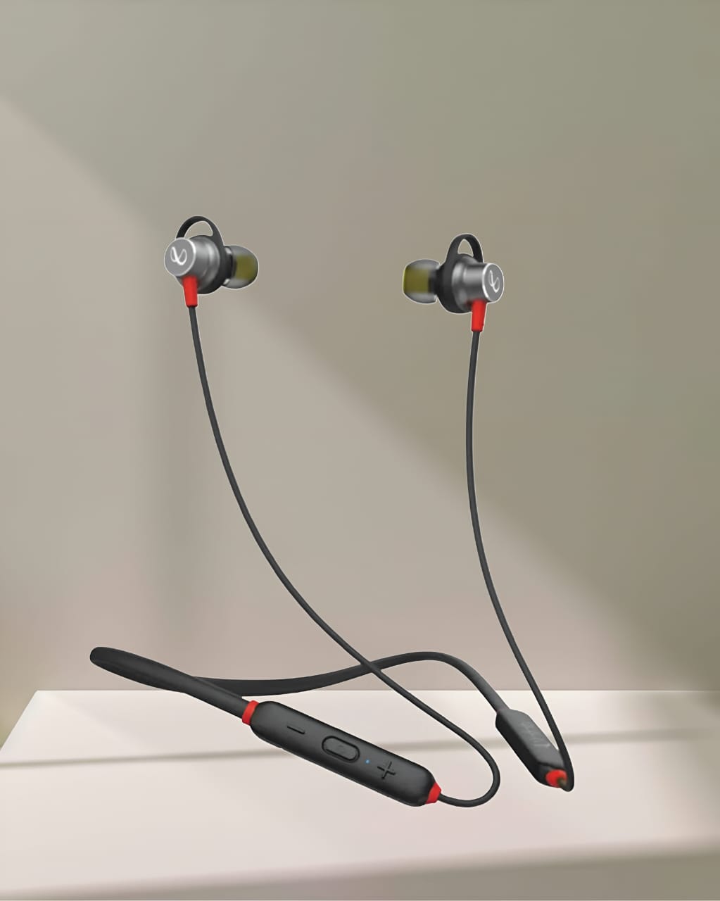 HRX X - Wave 9R_3 Bluetooth Earphone - Neckband Blazing Red BLUETOOTH ( Open Box , 3 Months Warranty )