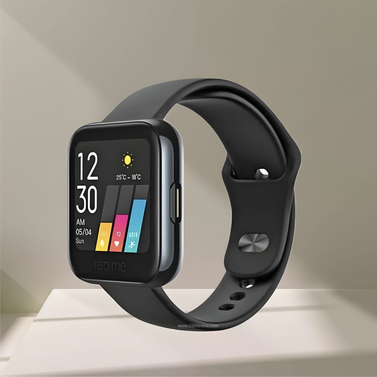 Realme Watch RMA161 Black SMART WATCH(Open Box, 3 Months Warranty)