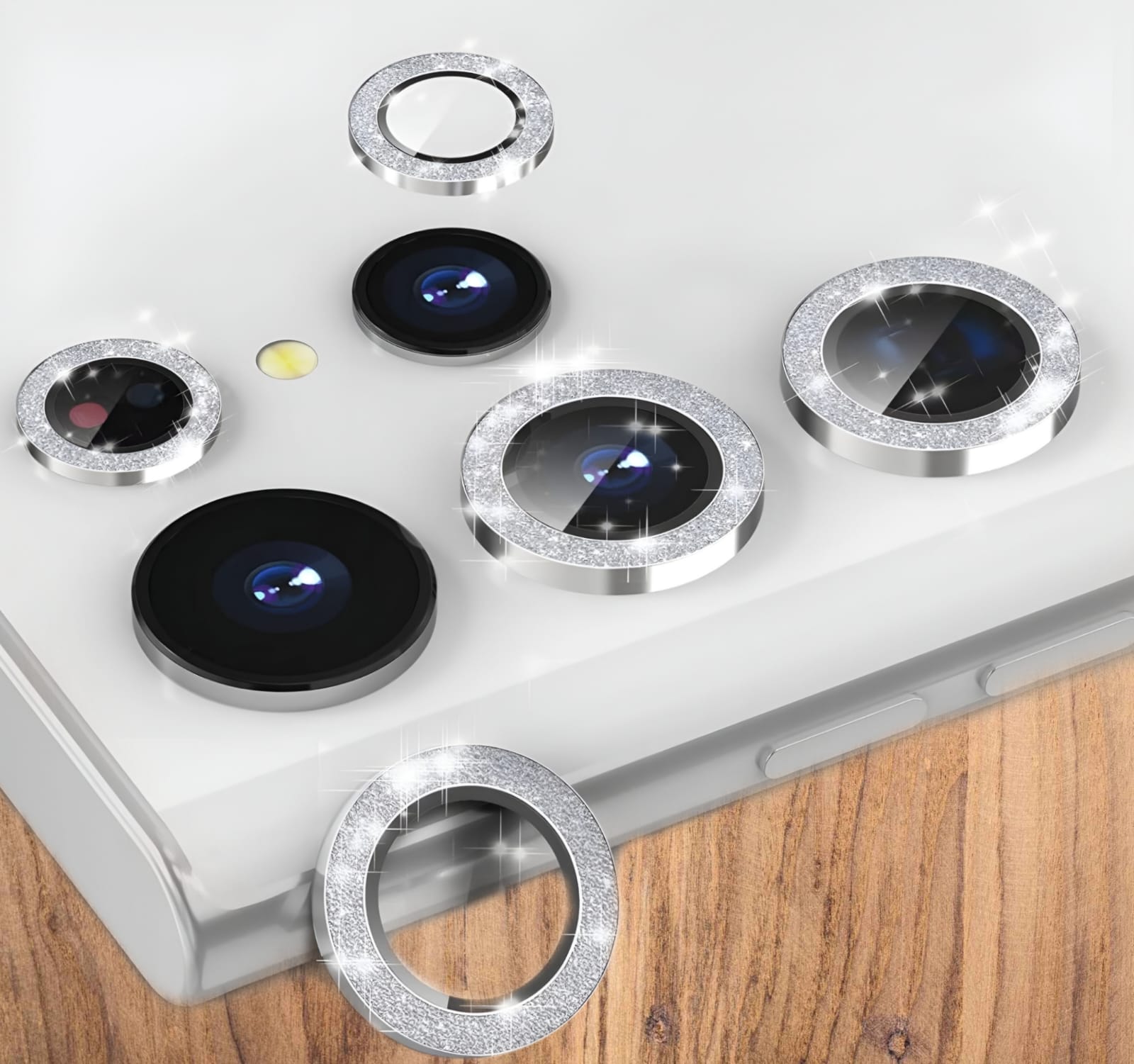 Premium Back Camera Lens Ring Guard Protector for Samsung Galaxy S23 Ultra Awesome Colour Camera Lens Protector ( high Quality , Pack of: 1 )