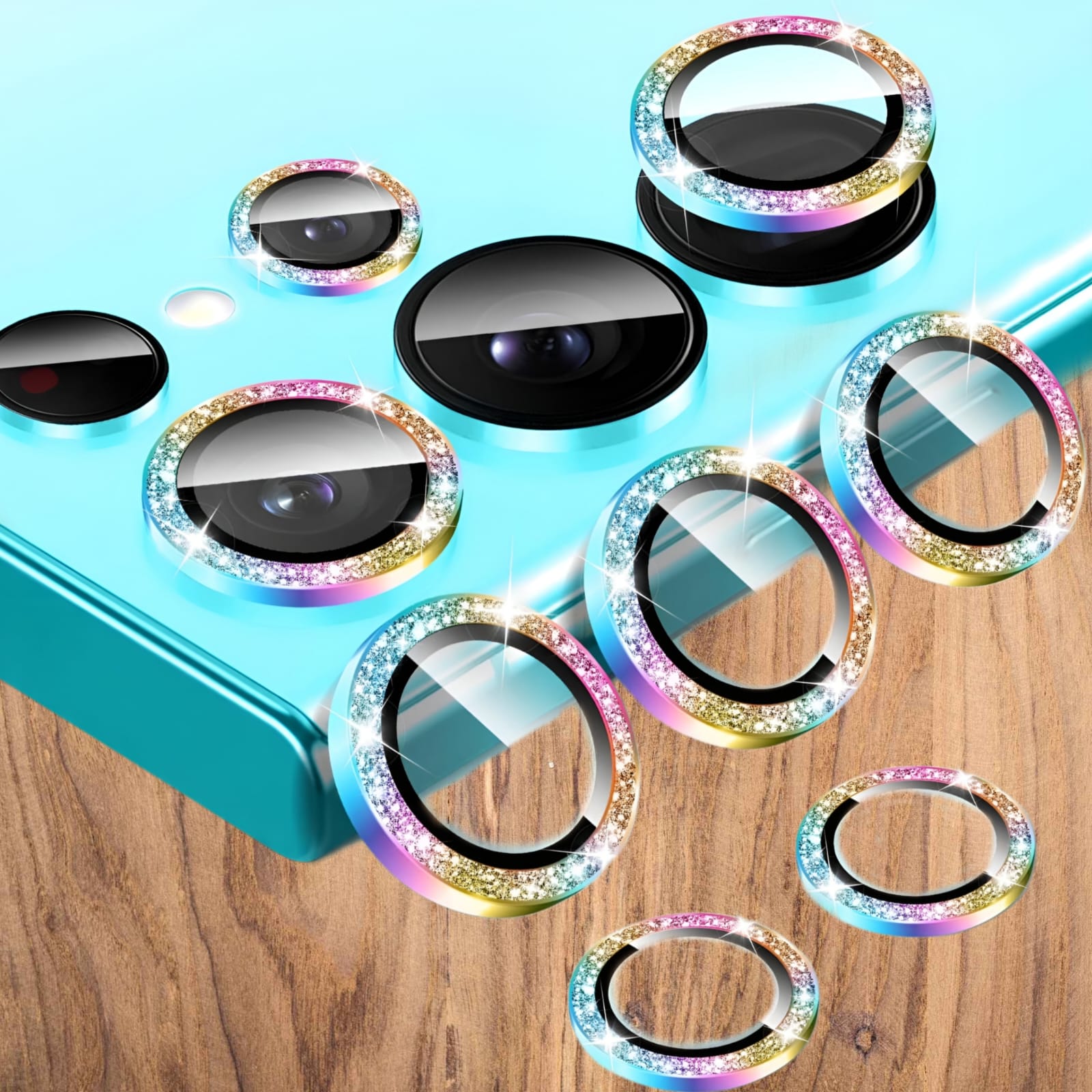 Premium Back Camera Lens Ring Guard Protector for Samsung Galaxy S23 Ultra Awesome Colour Camera Lens Protector ( high Quality , Pack of: 1 )