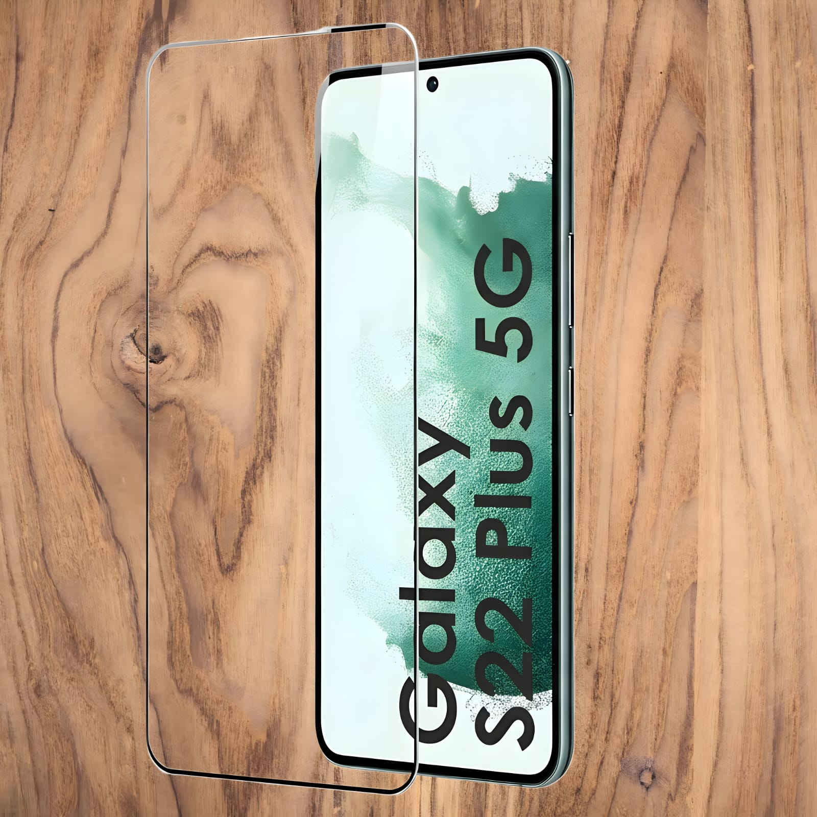 Premium Screen Protector for Samsung Galaxy S22 Plus Screen Protector Ultra-Thin, HD Clarity, Edge-to-Edge Protection With Installation Kit (High Quality , Pack of 1)