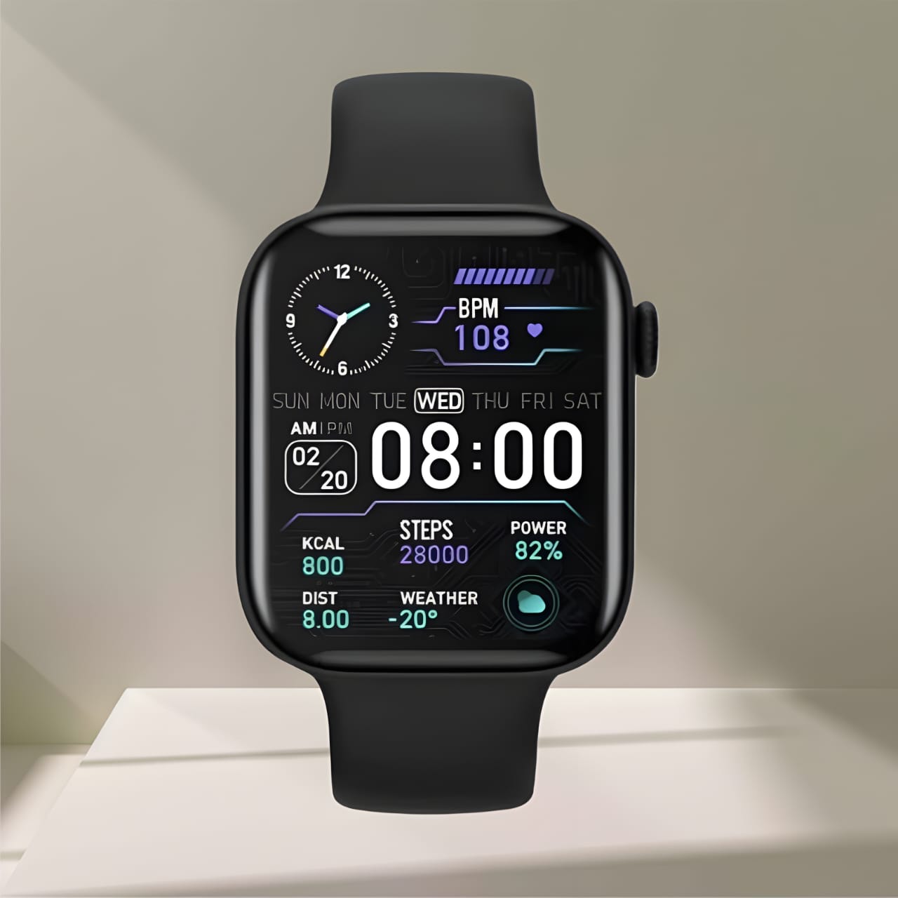 CrossBeats IGNITE GRIT 1.75 Amoled Display Black
SMART WATCH(Open Box, 3 Months Warranty)