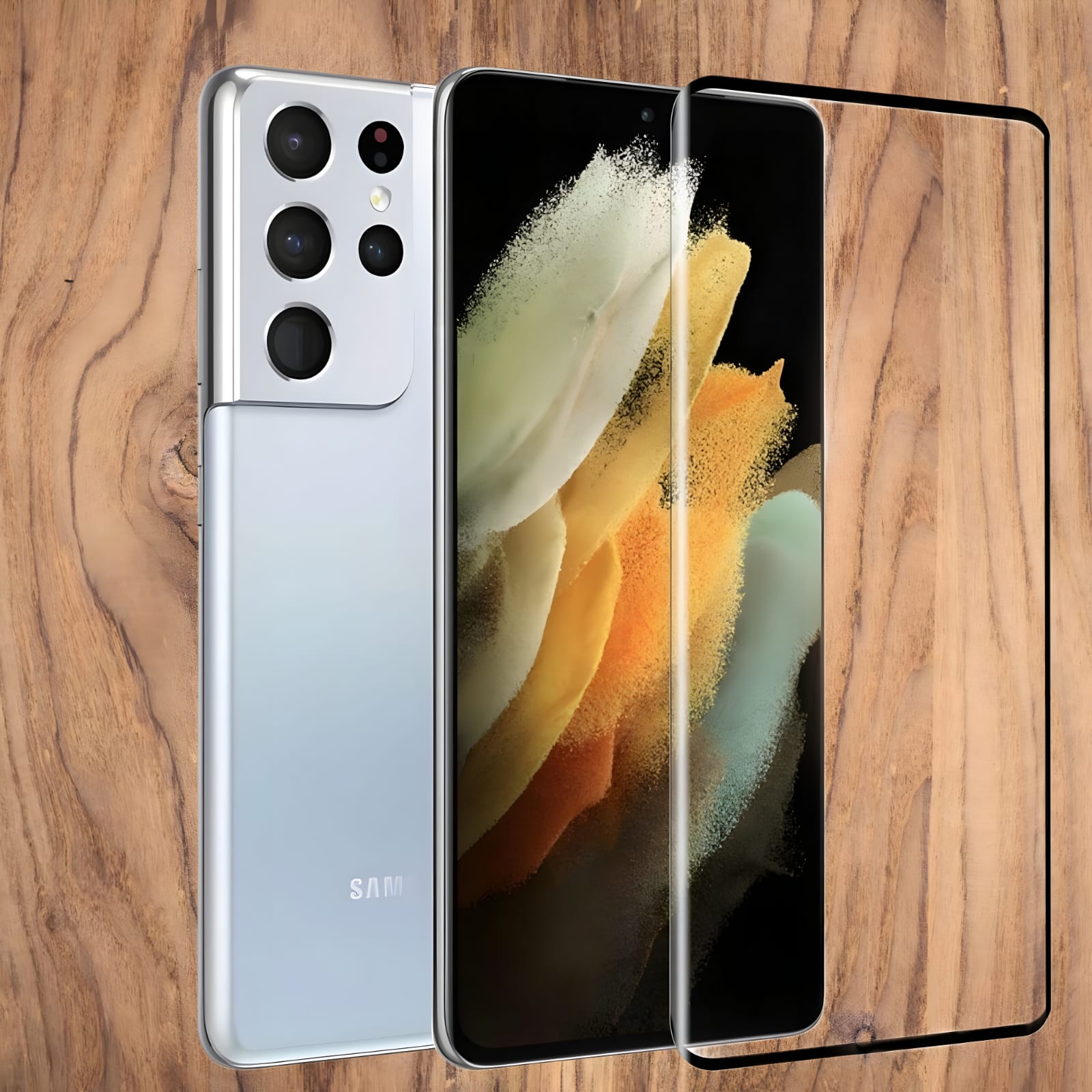 Premium Screen Protector for Samsung Galaxy S21 Ultra Screen Protector Ultra-Thin, HD Clarity, Edge-to-Edge Protection With Installation Kit (High Quality , Pack of 1)