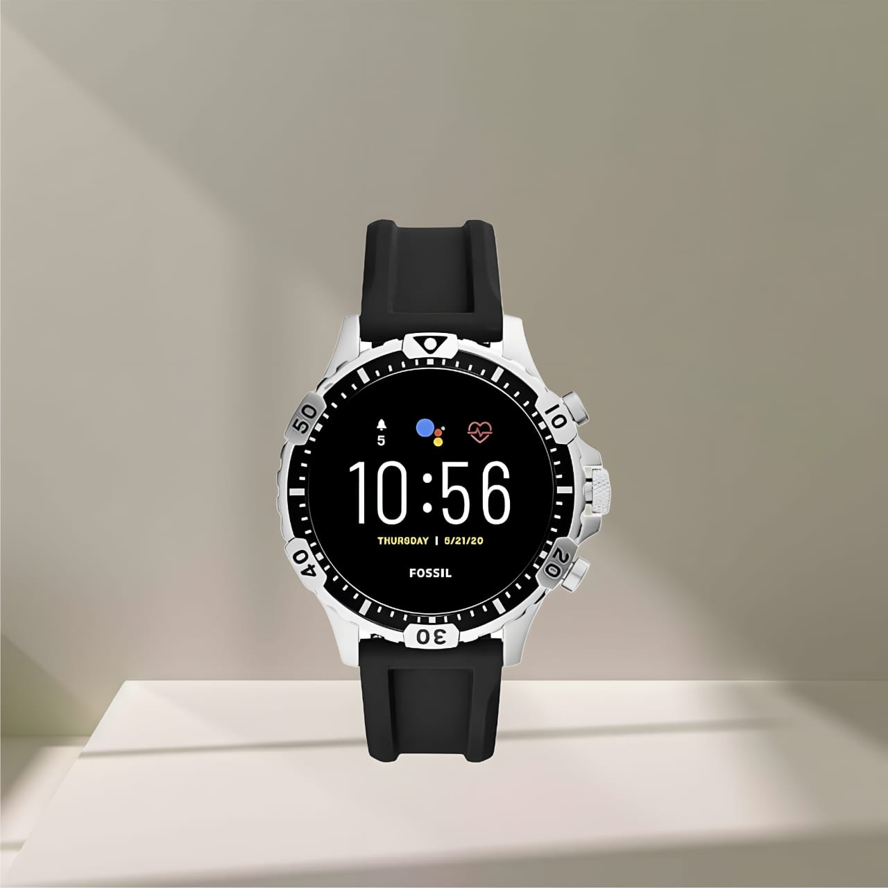 Fossil Smart Watch DW10F2 Silver SMART WATCH(Open Box, 3 Months Warranty)